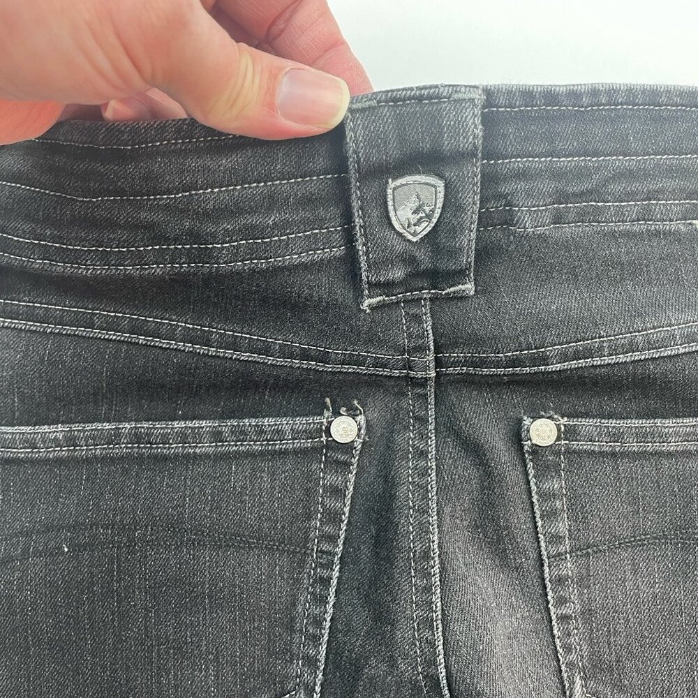KUHL Legendary Pants Womens 2s Jeans Black 28x30 Slim - Picture 15 of 16